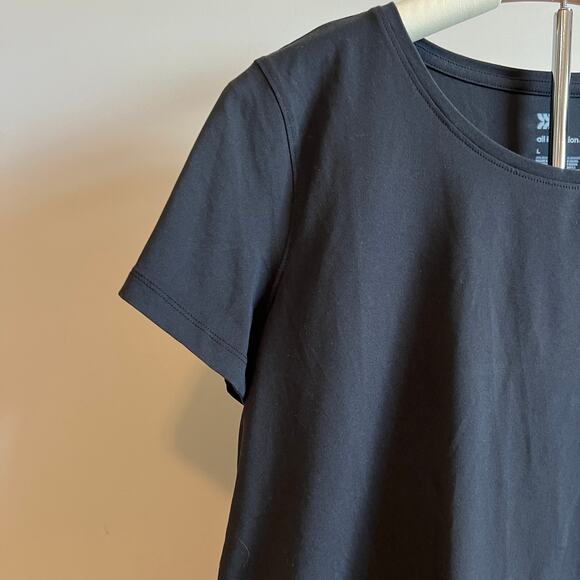 All in Motion Women's Black Crewneck Short Sleeve  T-Shirt - Size Large - NWT - Picture 7 of 8